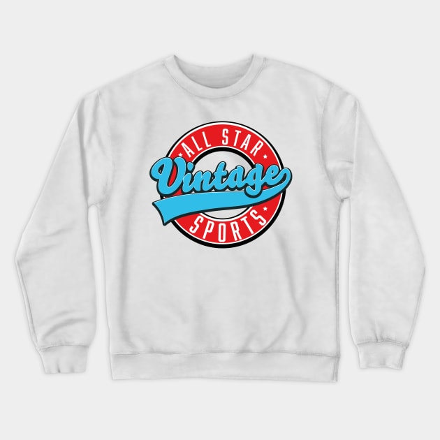 All star vintage sports Crewneck Sweatshirt by nickemporium1